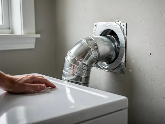 Twinsburg Dryer Vent Cleaning expert performing professional dryer vent repair and installation in Twinsburg